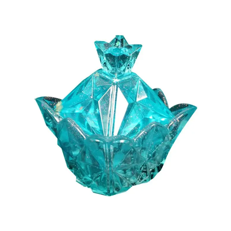 

Free shipping Round stripe storage jewelry box DIY crystal Epoxy Resin Mold Silicone storage