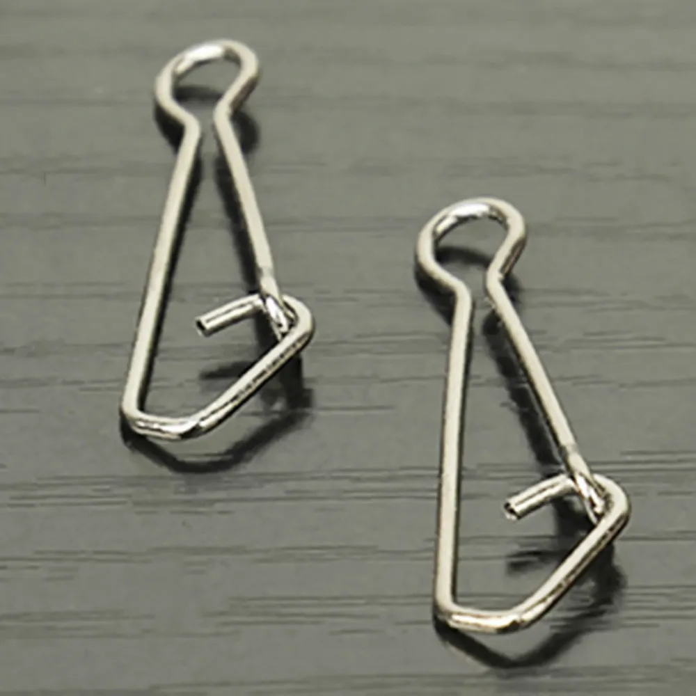 Новый 50 шт./упак. QL крючок оснастки поворотный Нержавеющая сталь карабины Крюк