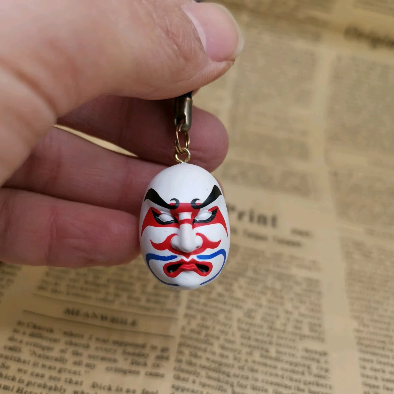 Подлинный груз японская KAIYODOs традиционная специальная маска кабуки кулон в виде