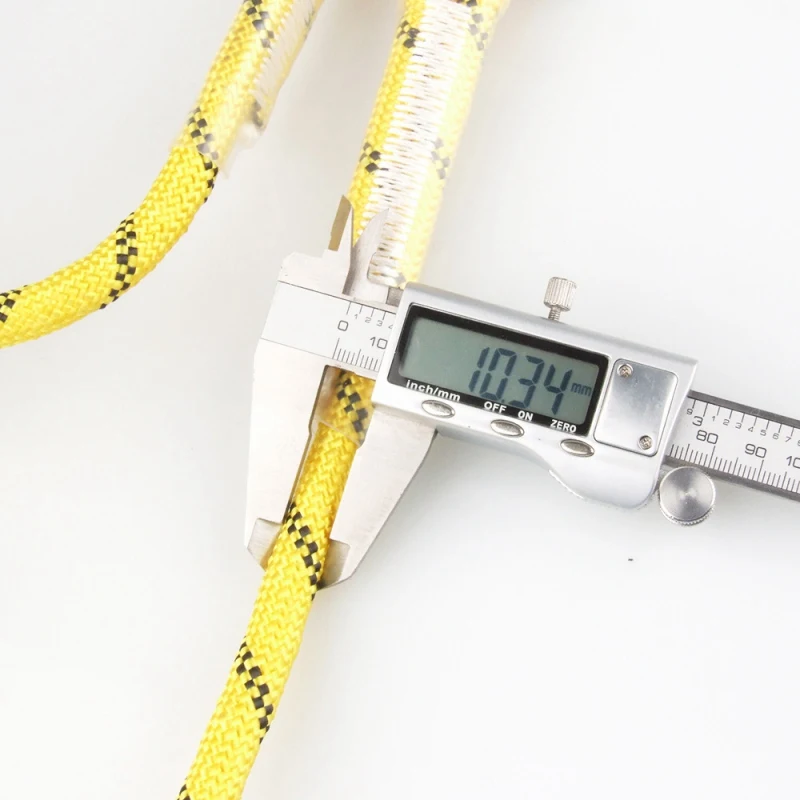 

Outdoor Rock Climbing Rope 10m Emergency Paracord Rescue Safety Ropes With Carabiner Mountaineering Hiking Accessory