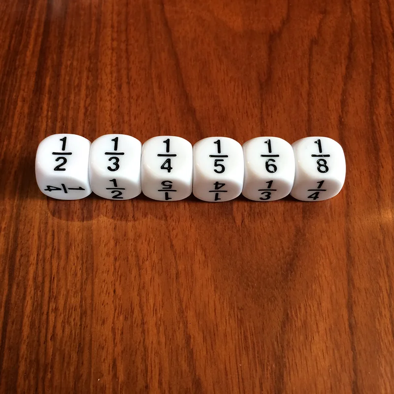 10 шт./партия 16*16 мм белый фракционный номер Веселые кости обучающая игра