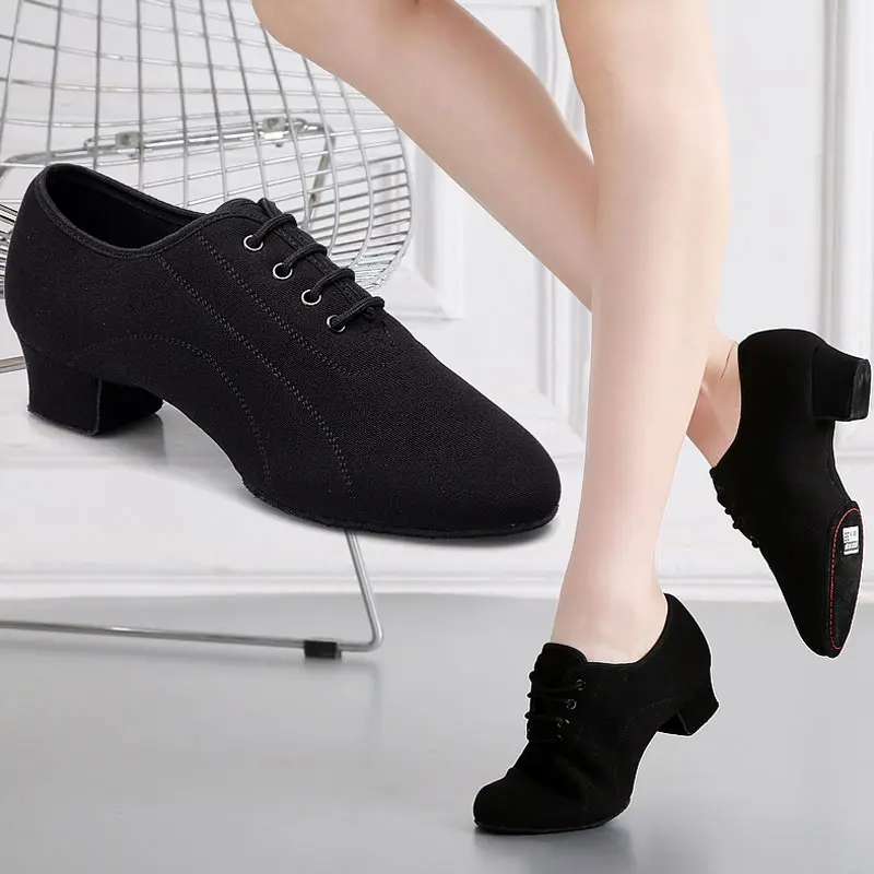 Salsa Dance Shoes Kids Woman Latin Ballroom Dancing Shoes Size 28-42 Men Child Jazz Tango Shoe Soft Sole Practice Dance Sneakers