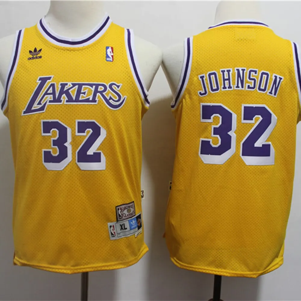 

NBA Los Angeles Lakers Kid's Basketball Jersey #24 Kobe Bryant City Edition Magic Johnson Youth Swingman Jerseys Children Wear