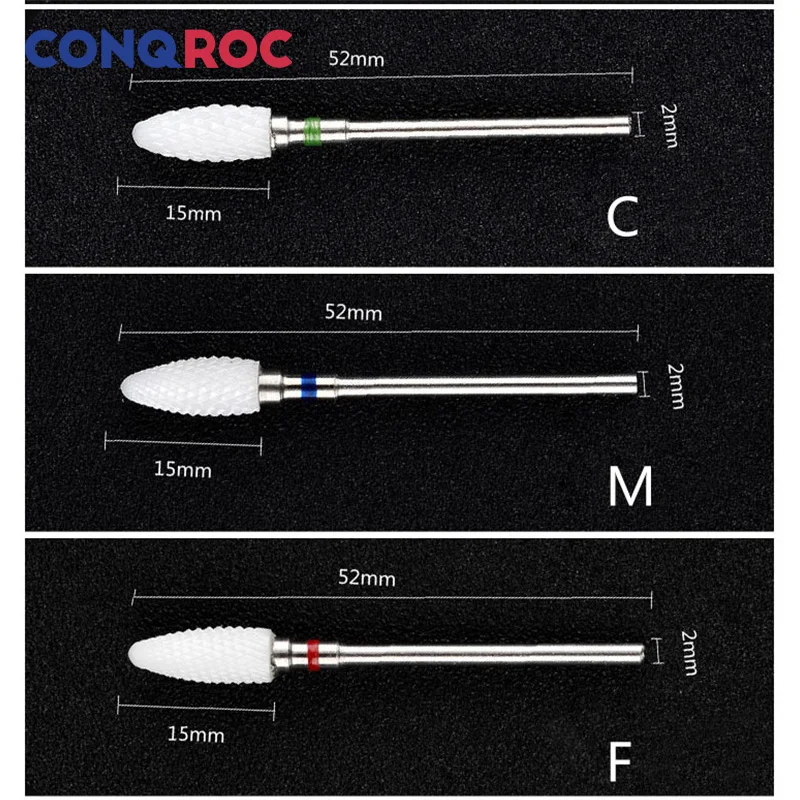Керамическая фреза абразивная шлифовальная насадка для ногтей сверло 2 35 мм