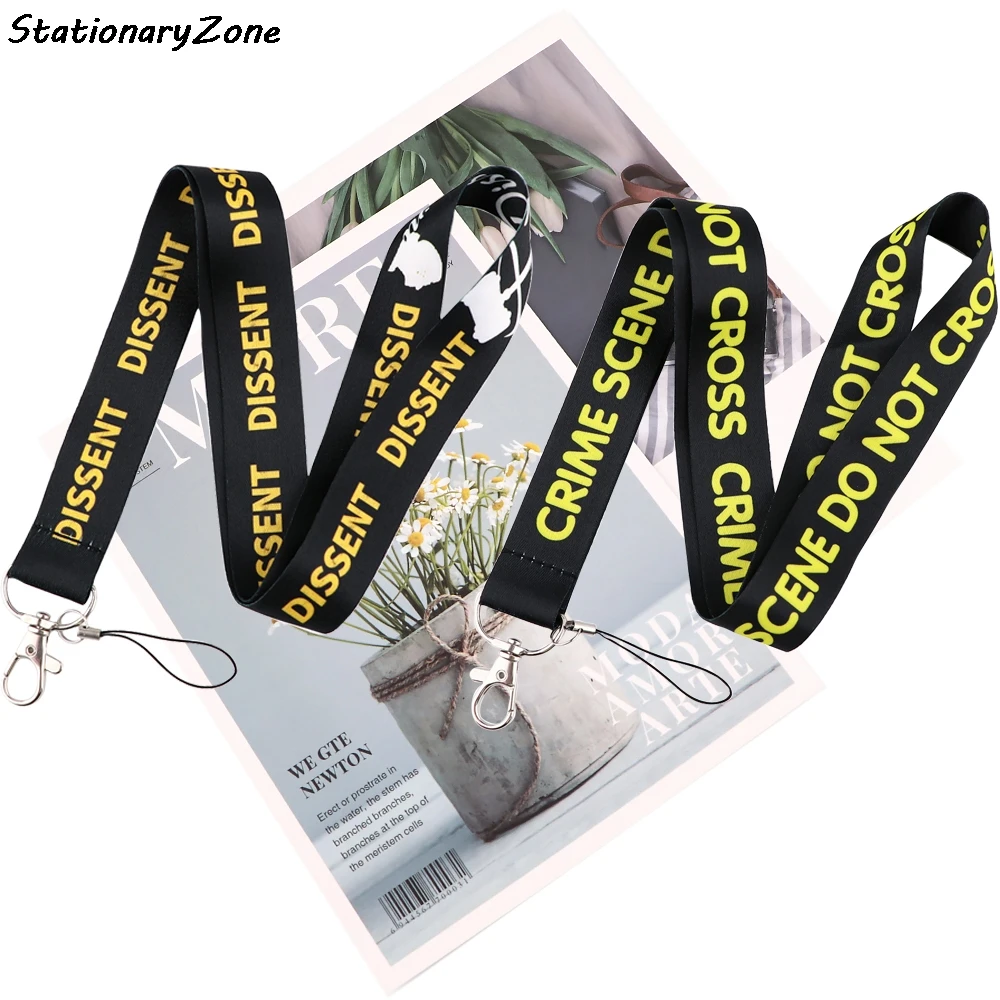

JY007 I Dissent Judge Lanyards Id Badge Holder Keychain ID Card Pass Gym Mobile Badge Holder Lanyard Key Holder