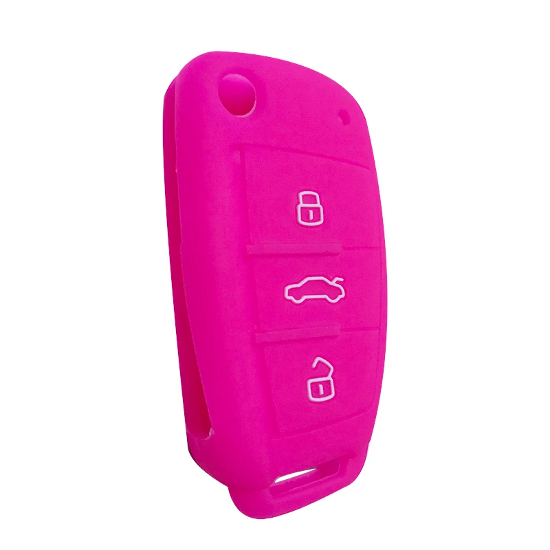 Силикагель Складной Дистанционный чехол для ключа автомобиля брелок Audi A2 A3 A4 A6 A6L