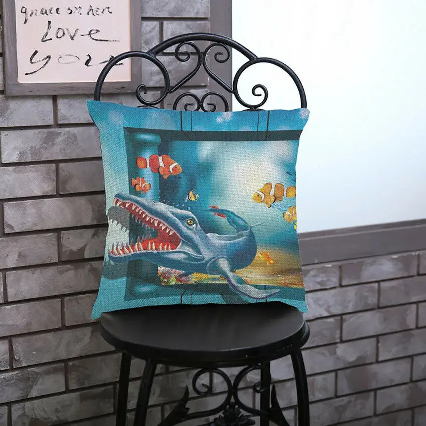 Чехол для дивана Life Marines Nemo Fish Dolphin Shark Octopus|Наволочки| |