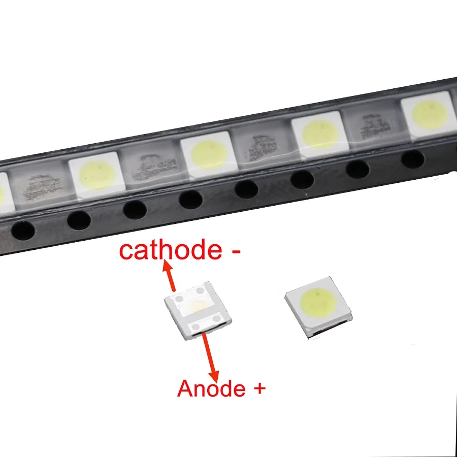 3535 1W TV Backlight 100 шт. SMD ТВ Телевизор с подсветкой светодиодный 3030 SMD 3528 3535 7030 5630 задний светильник высокой мощности белый диод ТВ задний светильник супер яркий - Цвет: 3535 1W TV Backlight