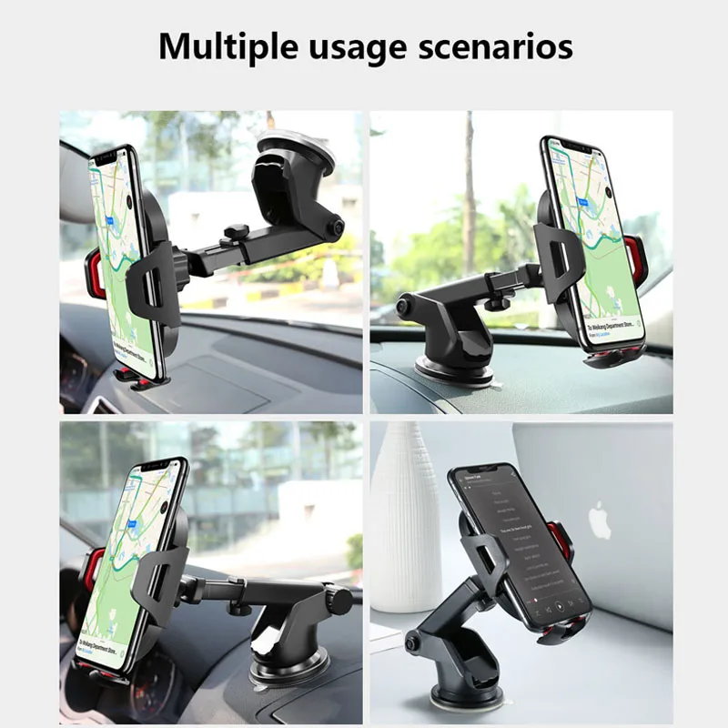 

2020 New Windshield Gravity Sucker Car Phone Holder For iPhone Samsung Huawei Universal Mount Mobile Support Smartphone Stand