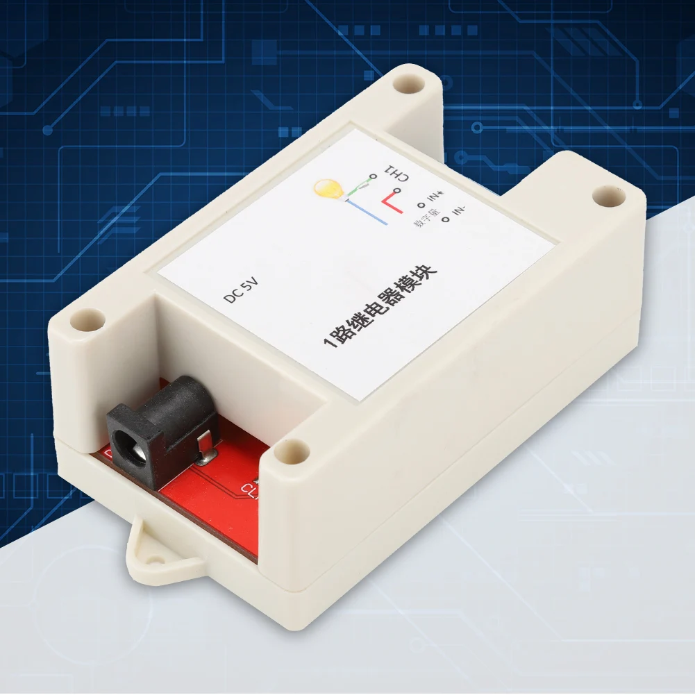 ESP8266 ABS 1 Channel WiFi Relay Module DC 5V-24V With Case Optical Coupling Isolation For ModBus Poll Support