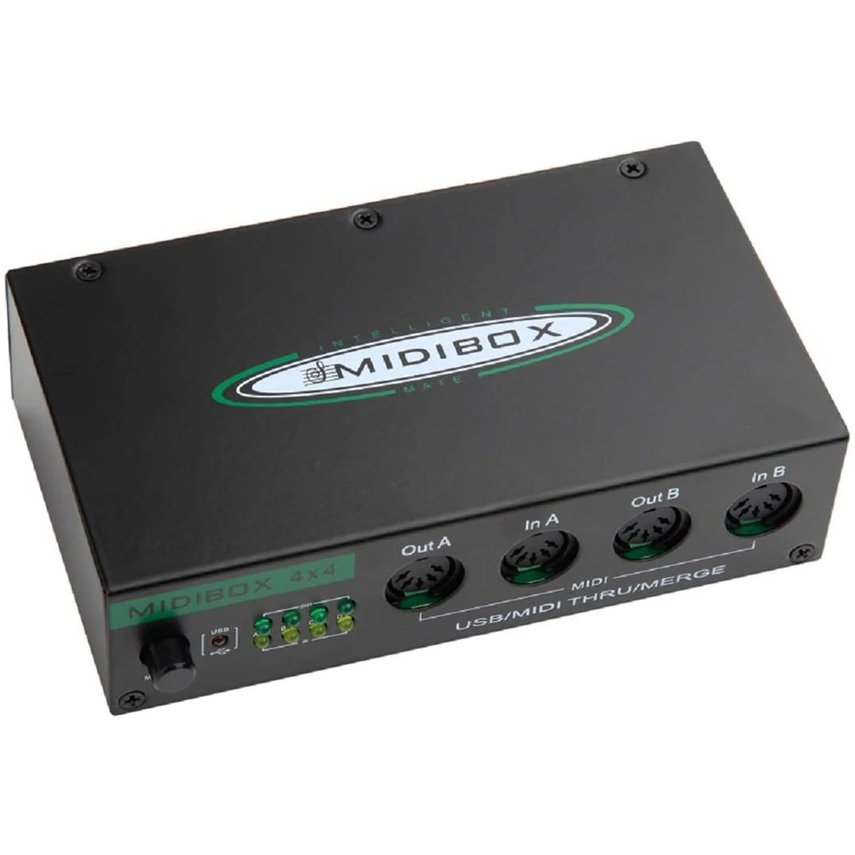 MIDI Box Musical Instruments USB Interface Merge Thru 64 Channels Guitar Parts &amp Accessories | Спорт и развлечения