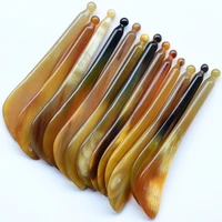natural ox horn face massager acupuncture pen facial gua sha lifting skin care beauty tool meridians therapy scraper relaxation