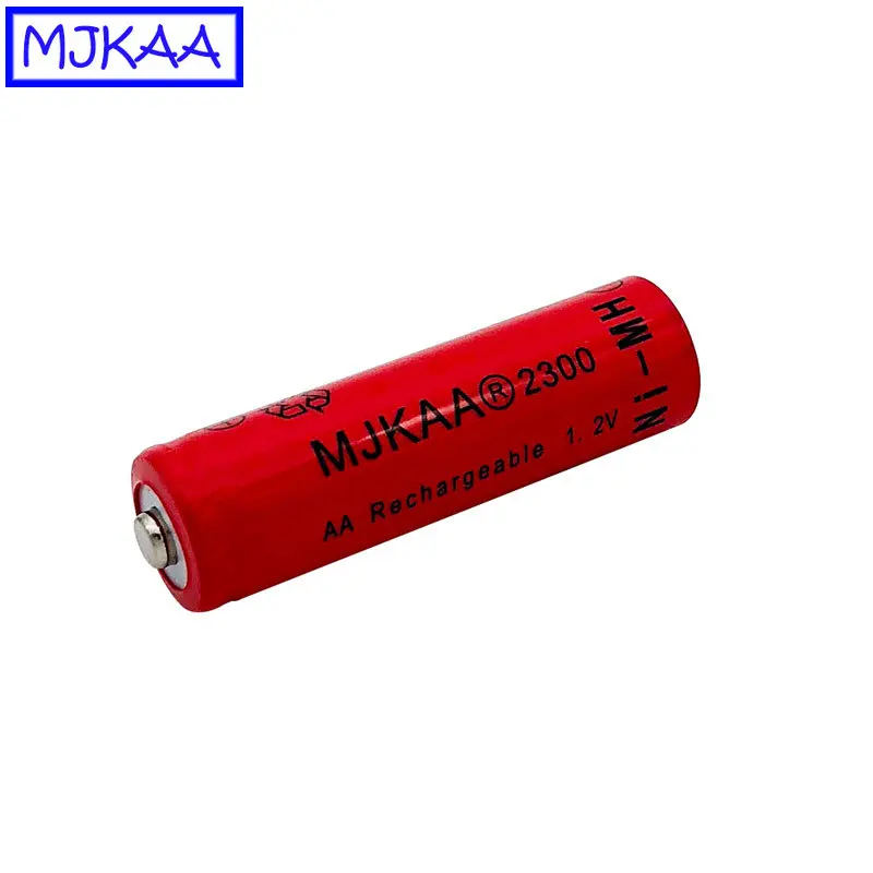 MJKAA 20 шт АА красный 1,2 в 2300 мАч Ni-MH аккумулятор+ 20 шт AAA 1,2 в 750 мАч NIMH аккумуляторы