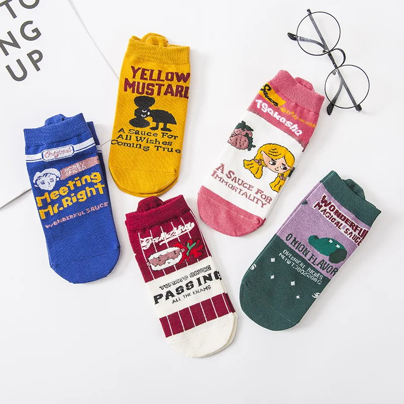 Весенне-летние Новые Волшебные аниме носки женские с мультяшным рисунком