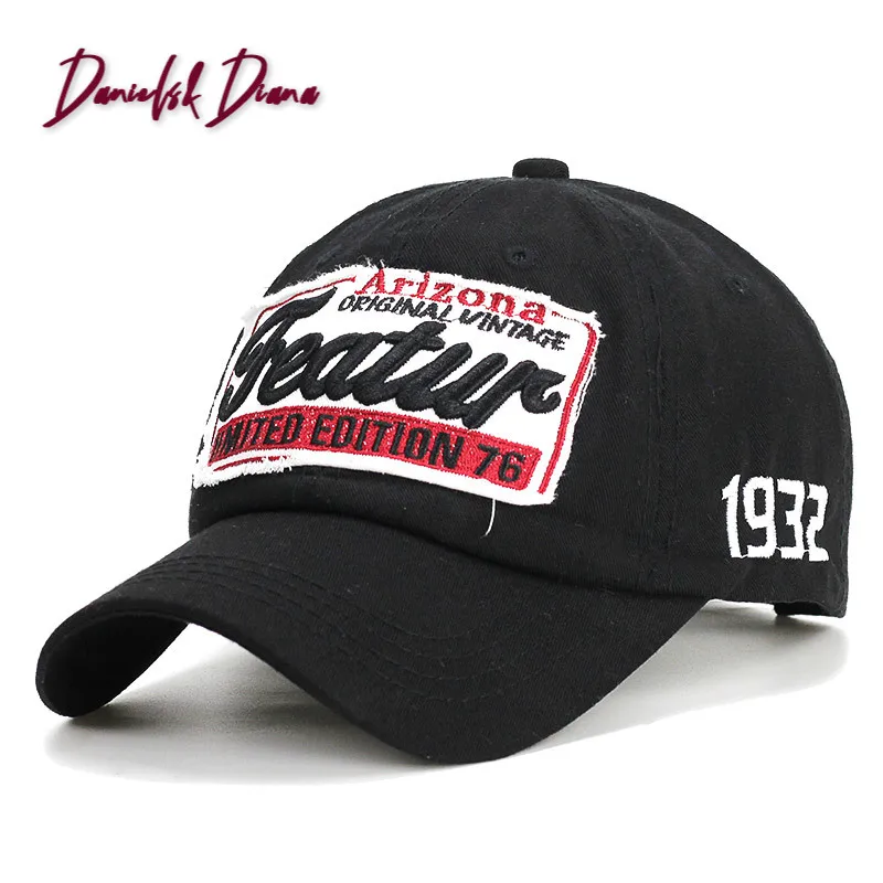 

New Fashion Women Baseball Cap Men Snapback Cap Male Ladies Letter Feature Embroidery Bone Retro 1932 Casual Cap Female