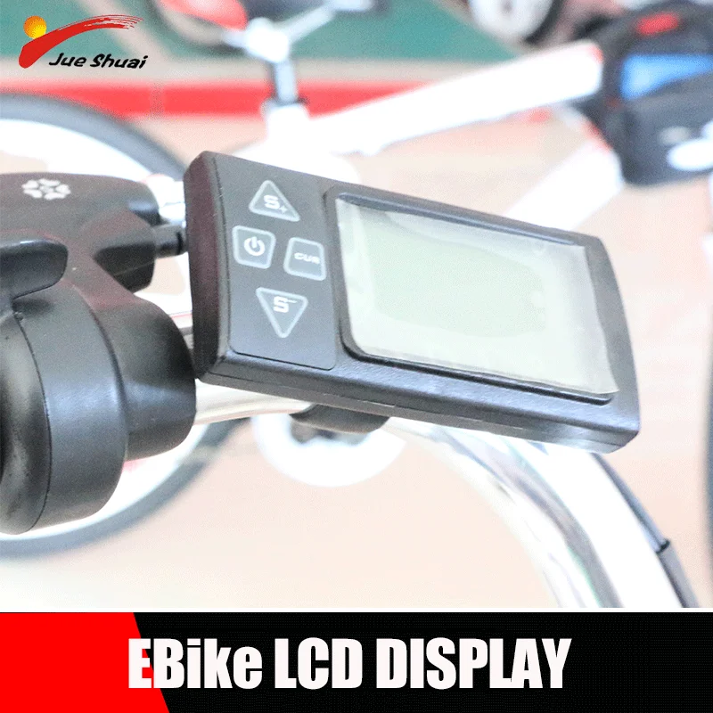 

Bicycle Computer Display Electric Bicycle LCD Display 36V Electric Bike Manual Control Panel e Bike Speedometer for ebike kit
