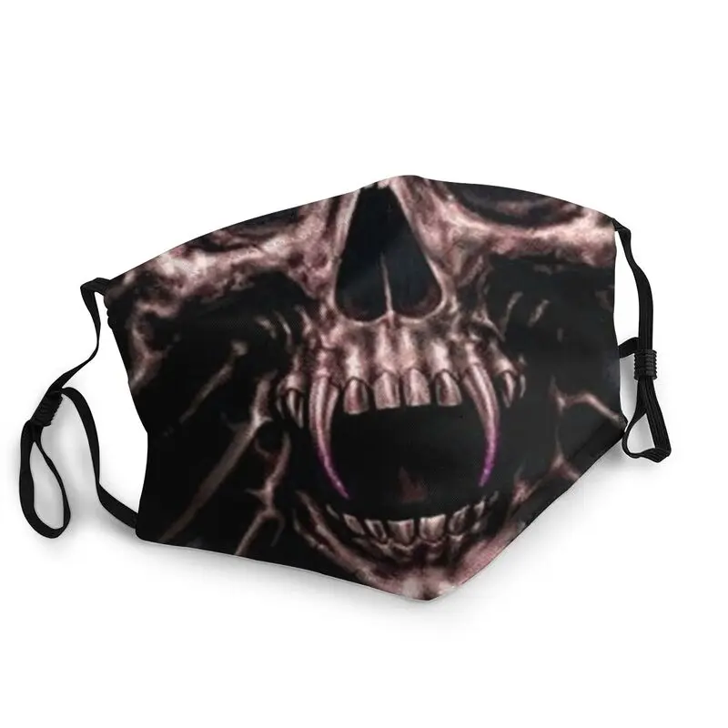 

Breathable Vampire Skull Mask Halloween Monster Mask Men Women Anti Haze Protection Respirator Mouth Muffle