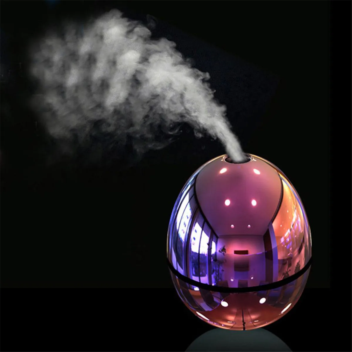 New Air Humidifier USB Electric Portable Egg Shape Humidifier Mini Mist LED Atomizer Air Purifier Diffuser for Home Car Fogger