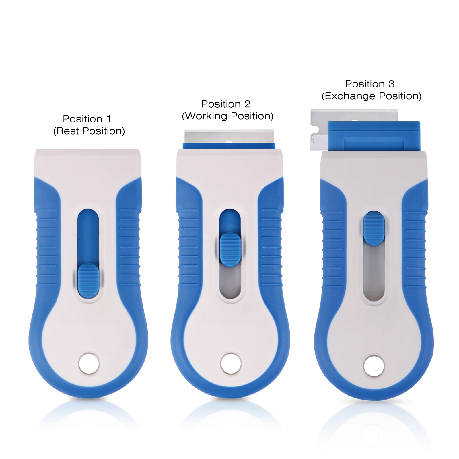 EHDIS автомобиля Чистящая бритва скребок с углерода Сталь лезвия окна Стекло