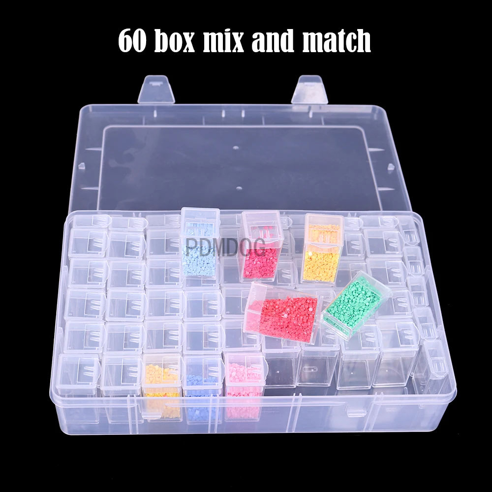 

Ящик для хранения с вышивкой, 60/28 отделений