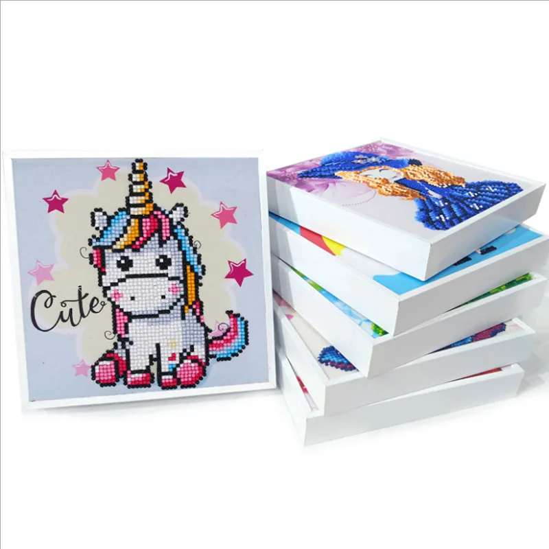 Рождественский подарок алмазная 5D картина сделай сам милые животные единорог