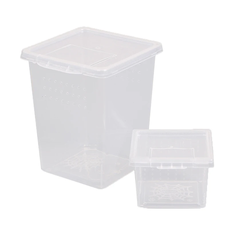 

Plastic Insect Spider Habitat Feeding Box Case Container Tank Transport Case