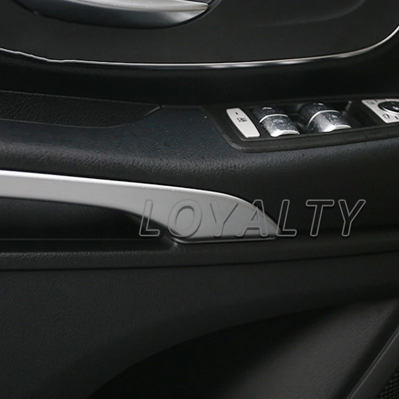 Чехол для подлокотника салона двери Mercedes Benz V Class V260 Vito 2016 2017 2018|abs chrome|door chrome trimchrome