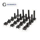 50 шт.лот 6*6 DIP кнопочный переключатель 12 в 50 мА прерыватель сенсорный тактический выключатель сенсорный выключатель Wlacznik дотиковый шальтер