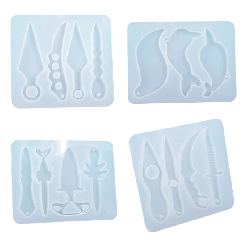 

Defense Small Knife Silicone Mould DIY Crafts Making Crystal Epoxy Resin Mold