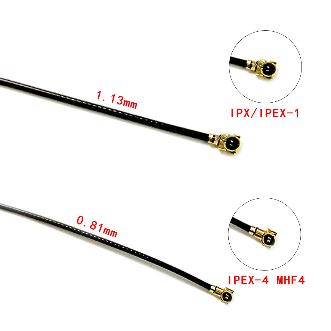 2 шт. Женский Разъем для IPX IPEX U.FL MHF4 кабель перемычки RF OD 0 81 мм беспроводной