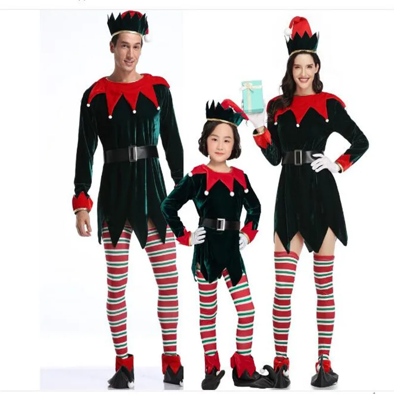 Мужские и женские костюмы на Хэллоуин для рождественской вечеринки |