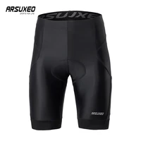 arsuxeo cycling shorts 5d padded shockproof mtb bike shorts quick dry breathable mountain bicycle short pants for men women