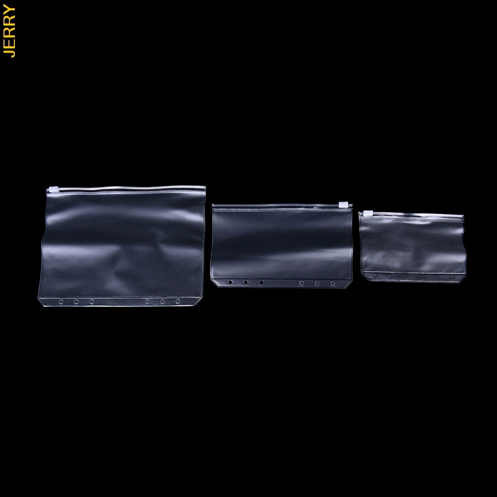 

Hot sale transparent PVC storage card bag for zipper bag archive products of traveler's notebook diary planner