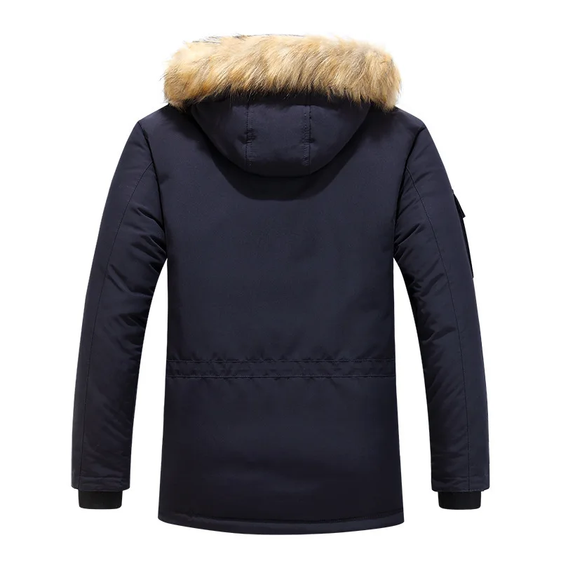 Против для температуры до 20 градусов зимний пуховик парки Мужская брендовая