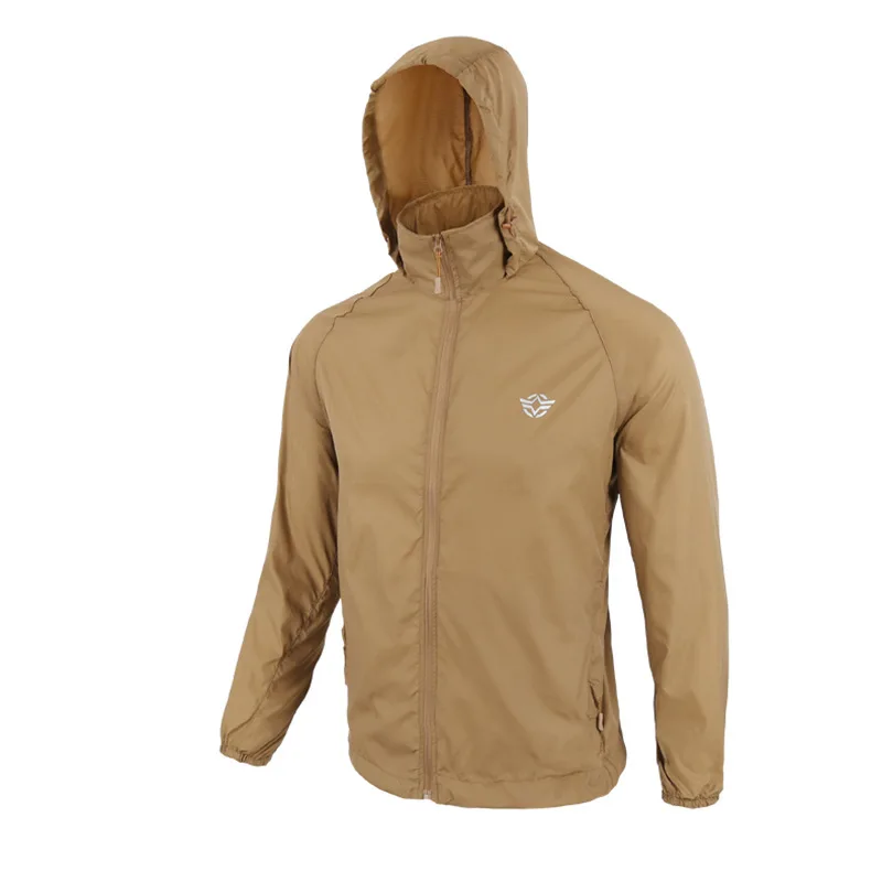 Легкие летние Водонепроницаемый быстросохнущая тактическая куртка кожа Для