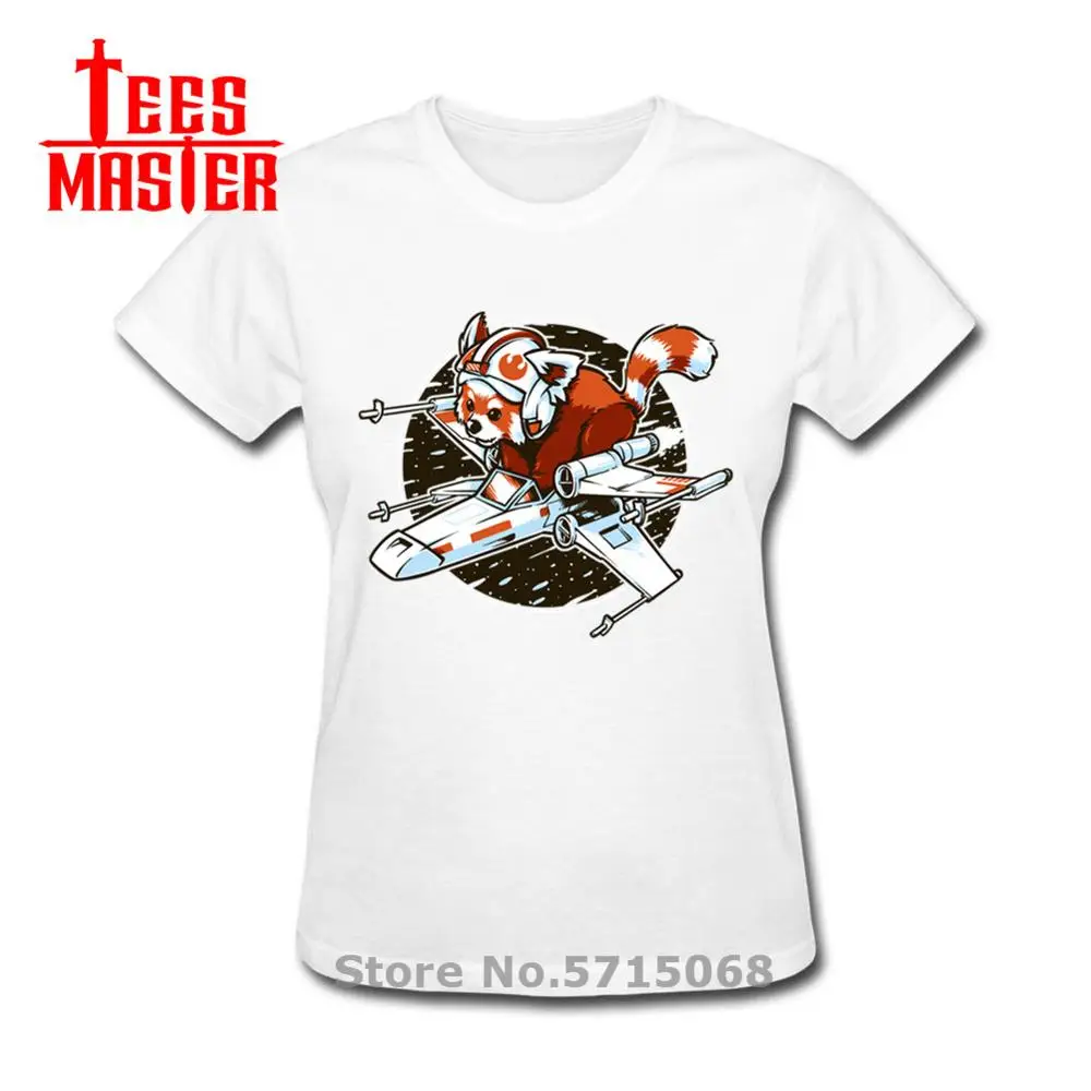 Новинка футболка с изображением Красной панды джедаев галактика супер стражи