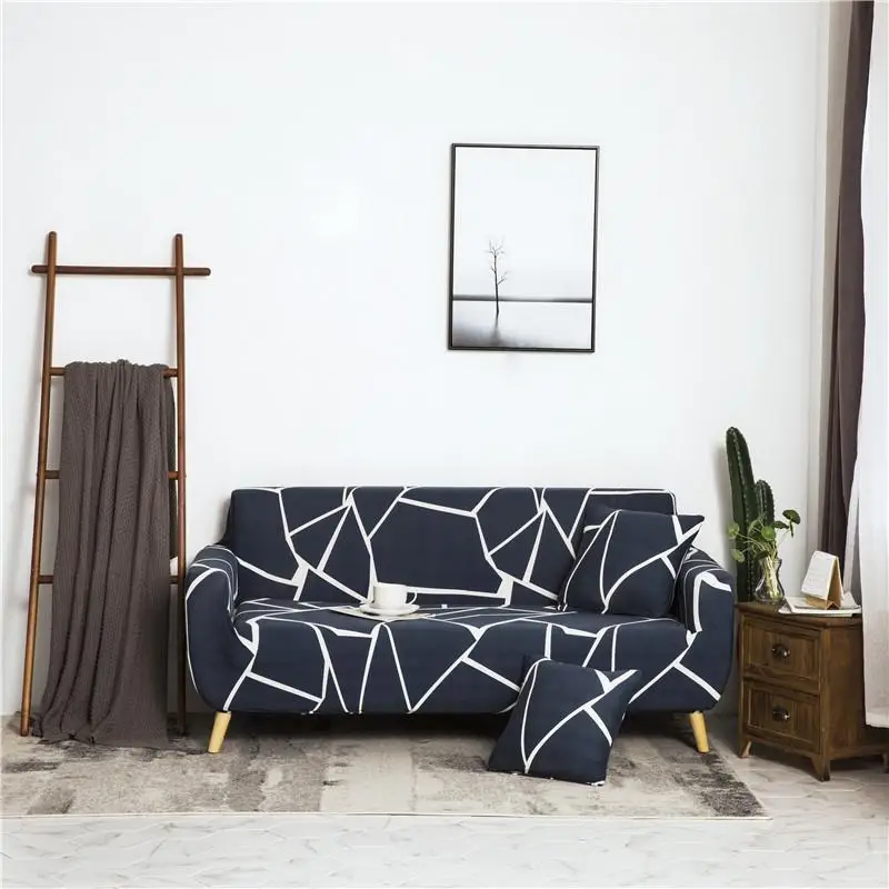 Чехол Эластичный для дивана чехол из полиэстера и спандекса мягкий на 4/3/2/1 места