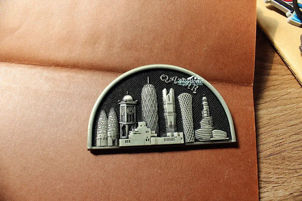 Катара Туризм Путешествия Сувенир 3D металлический магнит холодильник ремесло