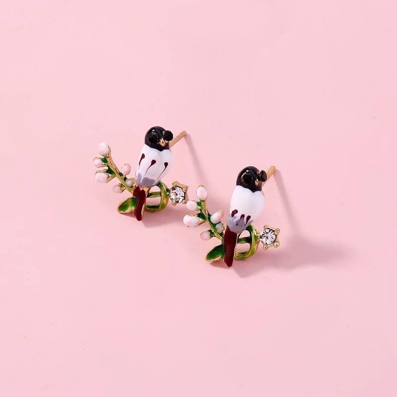 

Korean Fashion Drop earrings Accessories Cute Animal Bird Alloy Studs Earrings Fashion Jewelry Boucle Oreille Femme Accessories