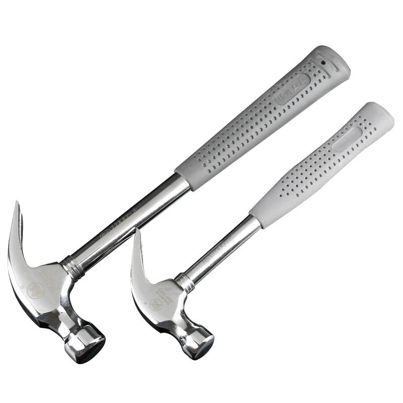 

1pcs! Multifunctional Iron Hammer with Rubber Handle Home Safety Car Emergency Escape Hammer Hardware Tool