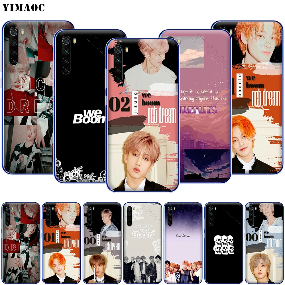 Чехол для телефона YIMAOC NCT DREAM We Boom Fireflies Xiaomi Redmi Note 8 8A 7 6 5 5A Pro 4X 4A Prime Plus|Бамперы| |