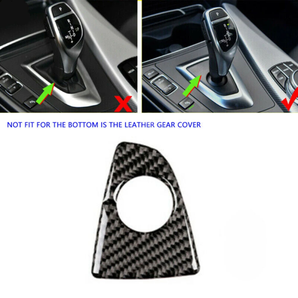 

Carbon Fiber Gear Shift Panel Base Cover Trim For BMW 3 4 Series F30 F32 Gearshift Panel Base Cover