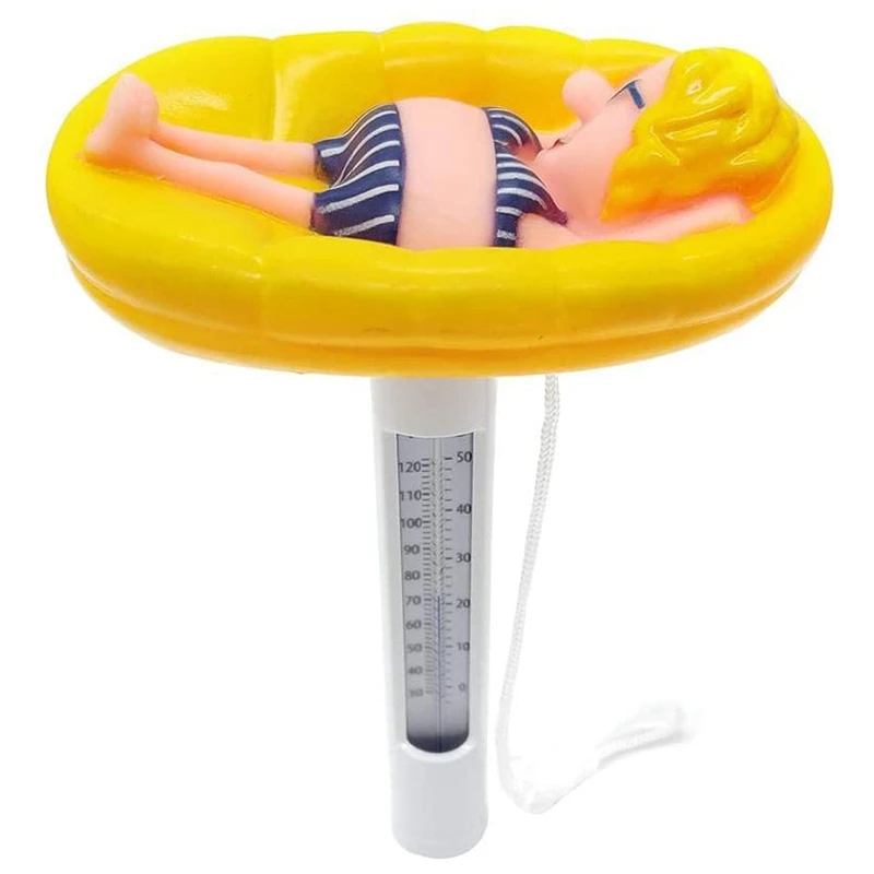 

Термометр для плавательного бассейна детская плавающая вода, температурный пруд, сауна, баня, инструмент для измерения температуры горячей...
