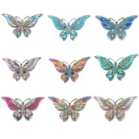 pd brooch exaggerate spaekling cyrstal butterfly brooch pins for women fashion jewelry gift big size badge hot brooches