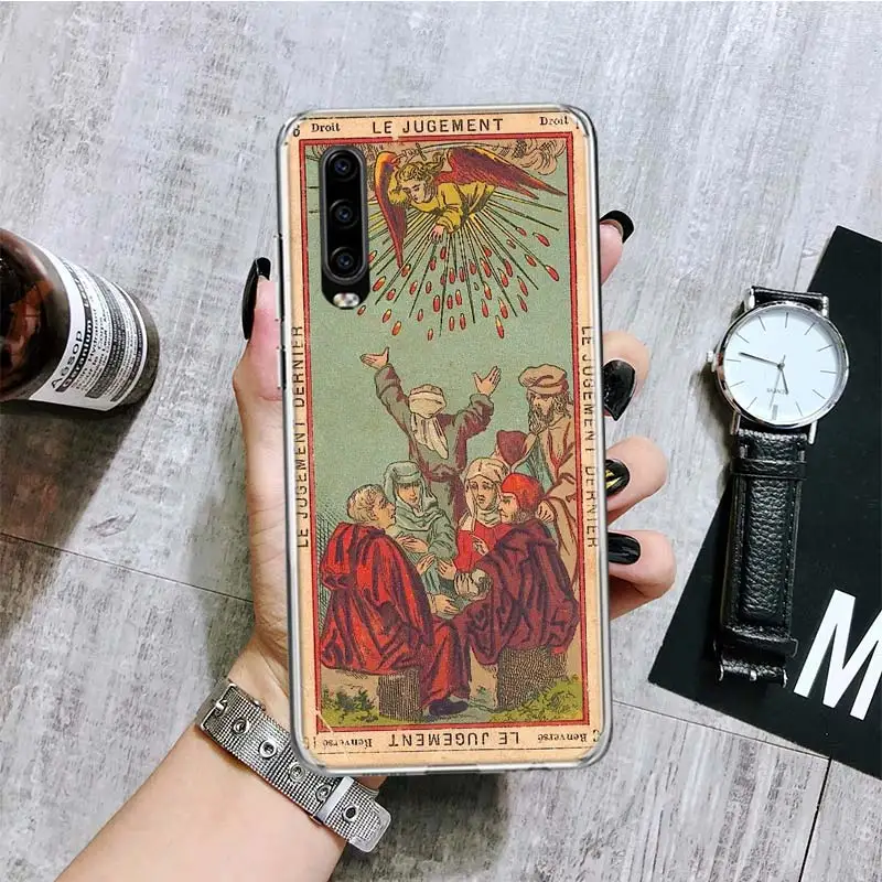 Tarot Cards Reading Art Phone Case For Huawei P30 P40 P20 P10 P50 Mate 20 10 30 40 Lite Pro Plus Printing Cover Coque Shell images - 6