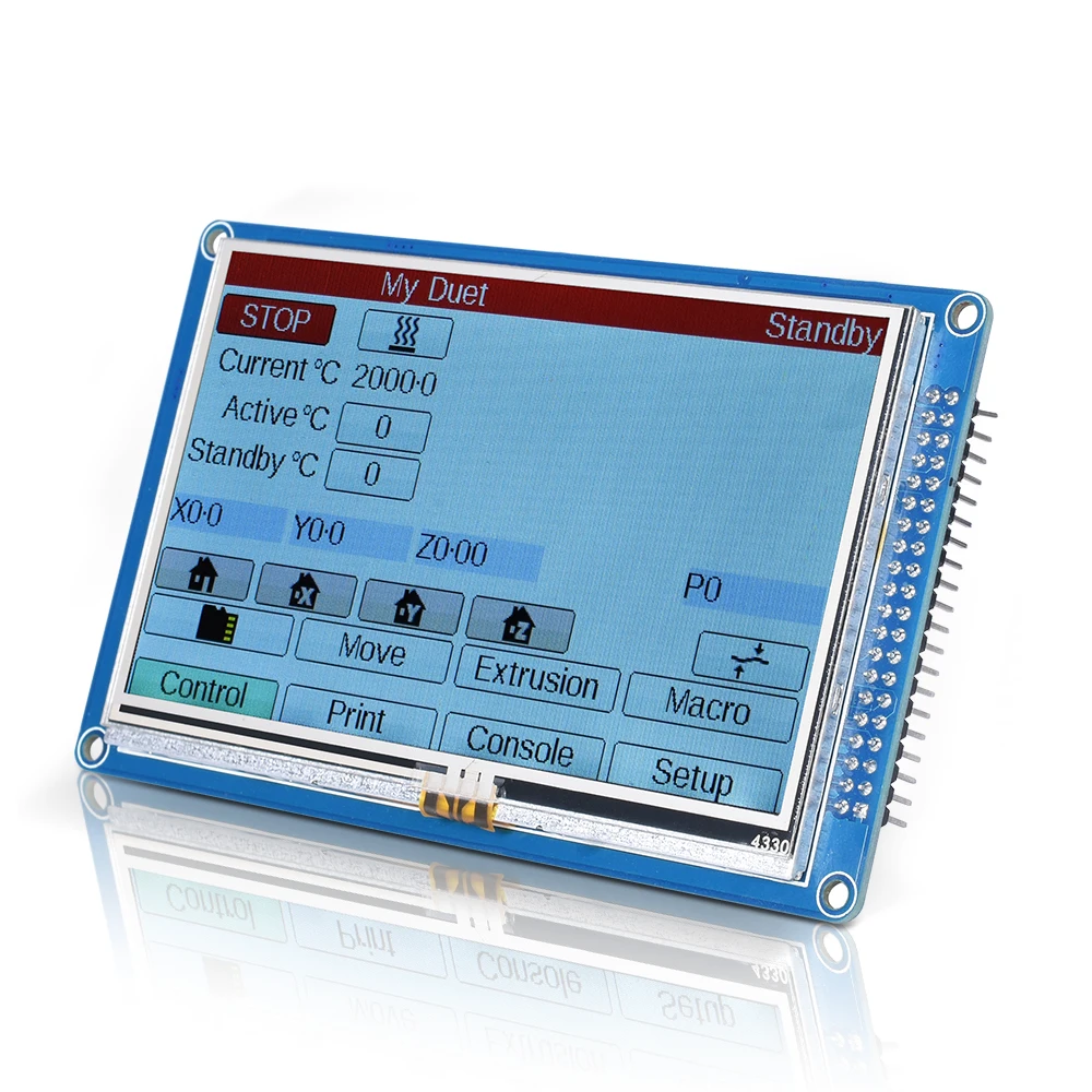 Cloned Duet 2 Wifi V1.04 Advanced 32 Bit Motherboard Duet2 With 4.3
