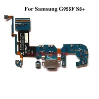 original usb charging port dock flex cable for samsung galaxy s8 plus s8 g955f charger plug board with micropone replacement