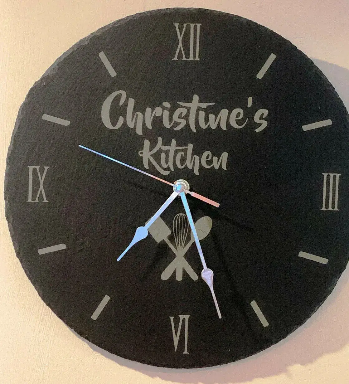 

Индивидуальные кухонные часы подарок идея для мамы папы Рождество новый дом