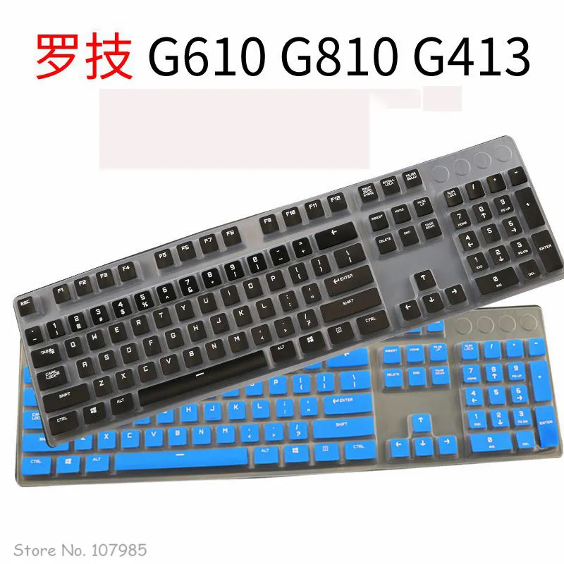 Для Logitech G610 G810 G512 G613 G213 G413 K840 подсветкой Игры Механическая клавиатура протектор