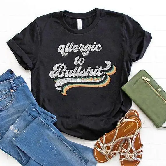 

Top selling 2019 women's new letter print round neck slim T-shirt